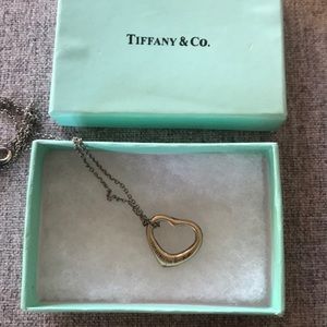 Tiffany and Co Elsa Peretti Open Heart Necklace